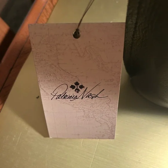 Patricia Nash Heritage Black Leather Handbag - Picture 5 of 11